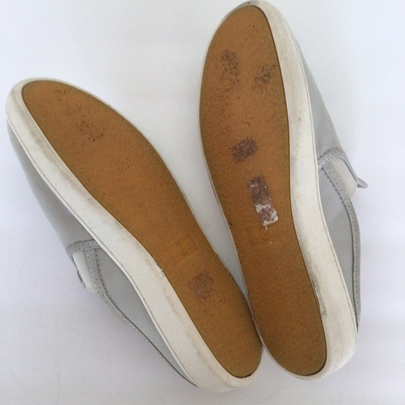 UGG GENE SLIP ON BACKLESS LEATHER MULE SNEAKERS FLATS WOMEN'S 10 LIGHT GREY - Picture 12 of 12